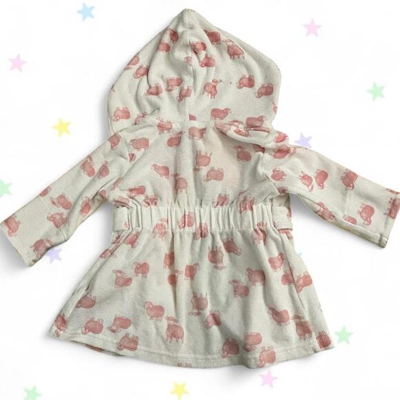 Carters pink and white sheep bathrobe - Picture 2 of 4